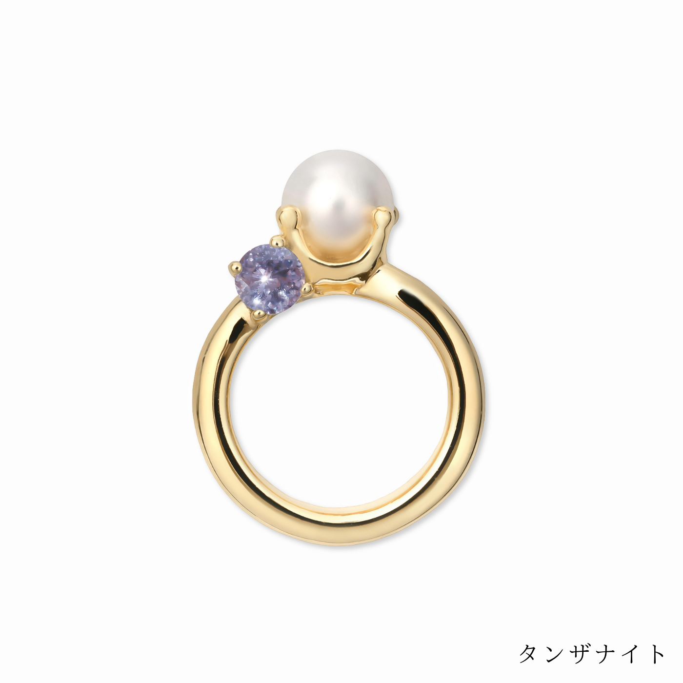 [誕生石]【baby Ring】パールベビーリング gold (受注商品)
