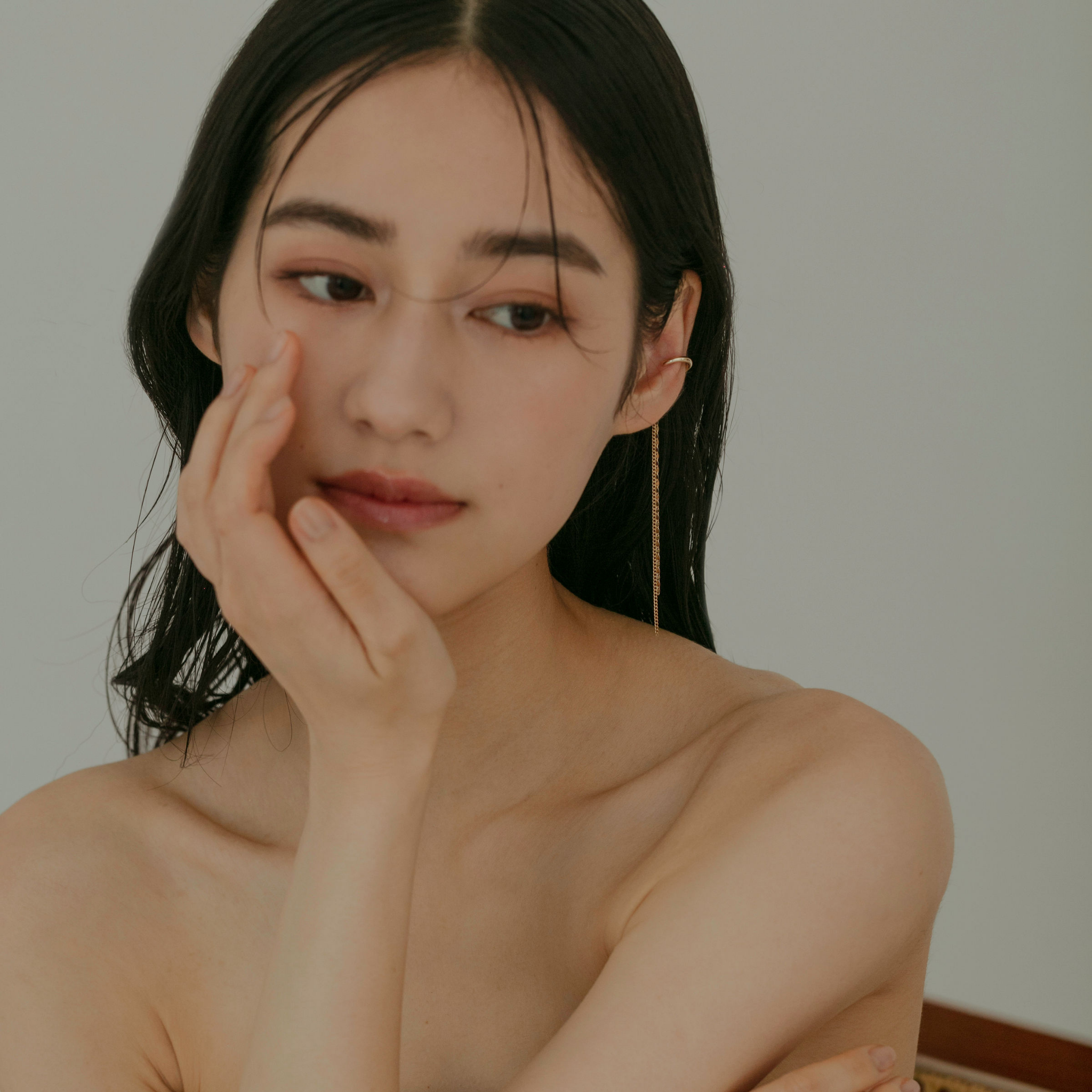 link】ロングダブルチェーンイヤーカフ gold – h..Online Store link】ロングダブルチェーンイヤーカフ gold – h..Online Store