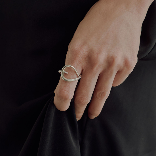 【harbinger】チェイスフリーサイズリング silver