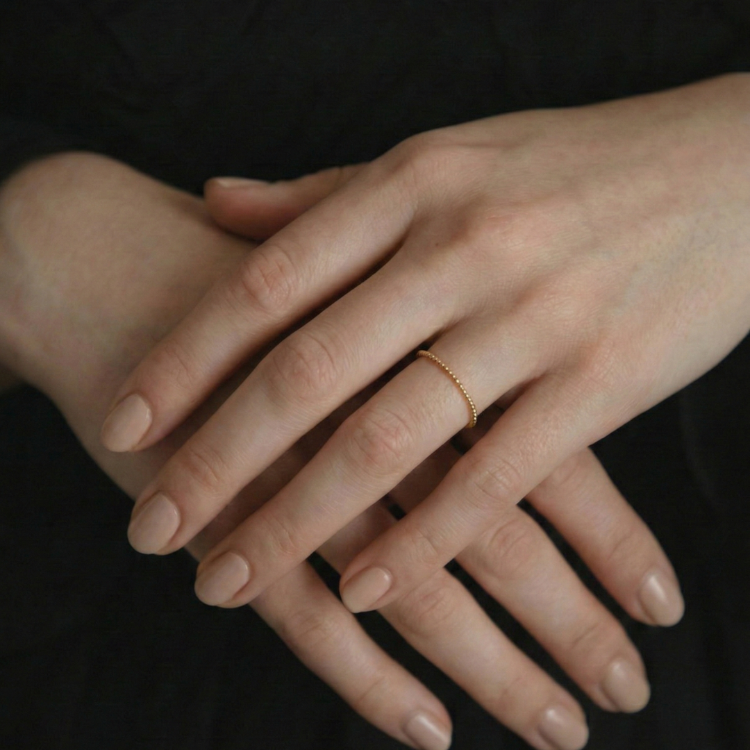 [K10]【true】ラフィネチェーンリング・カットボール