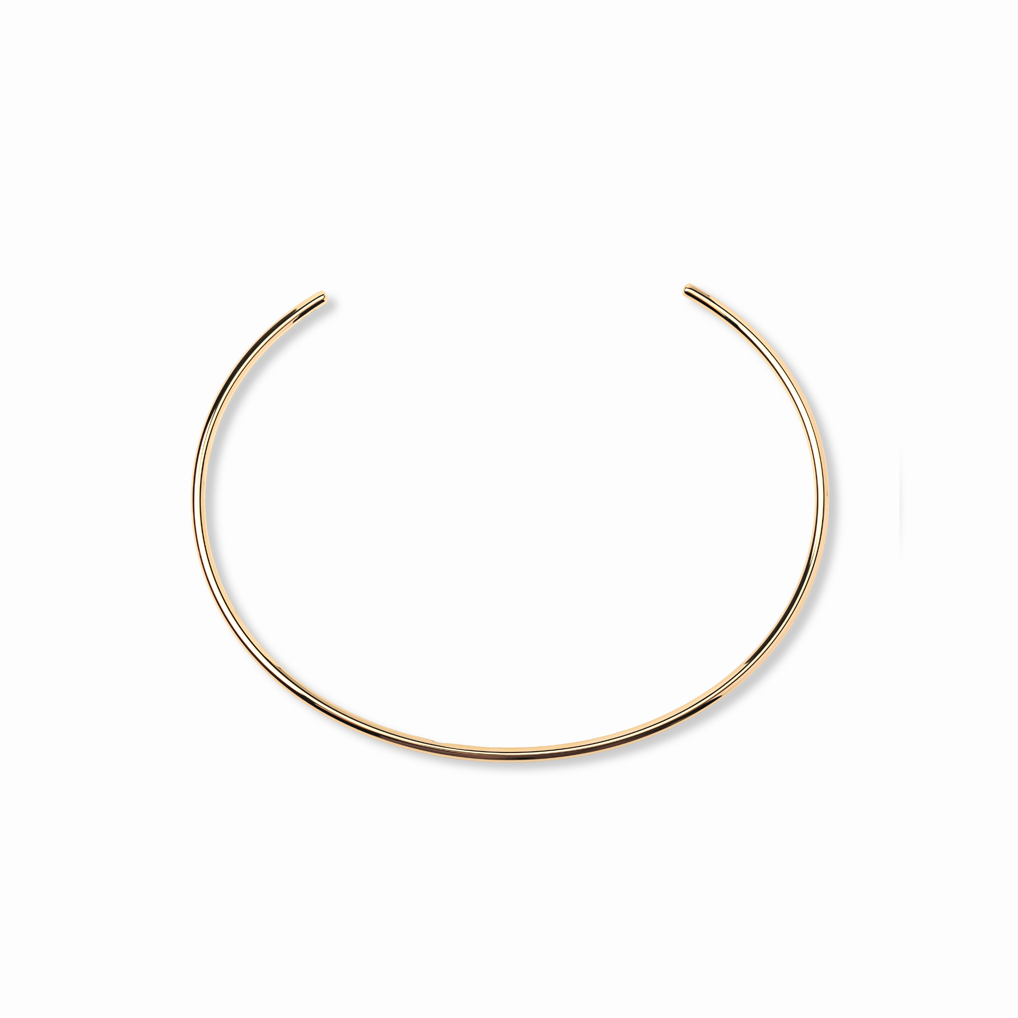 【anchor】スムースネックカフ3.0mm gold