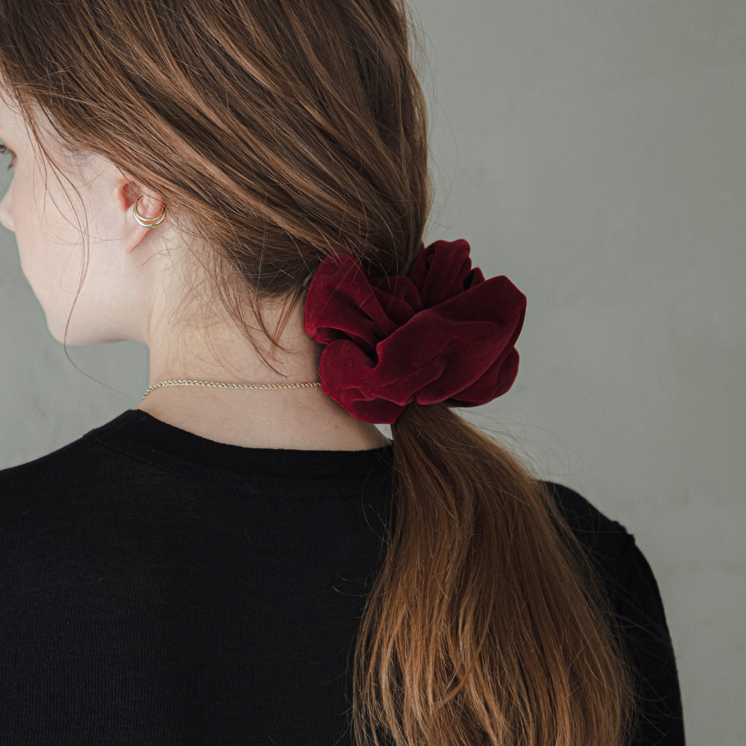 [ノベルティ] h.. velvet scrunchie