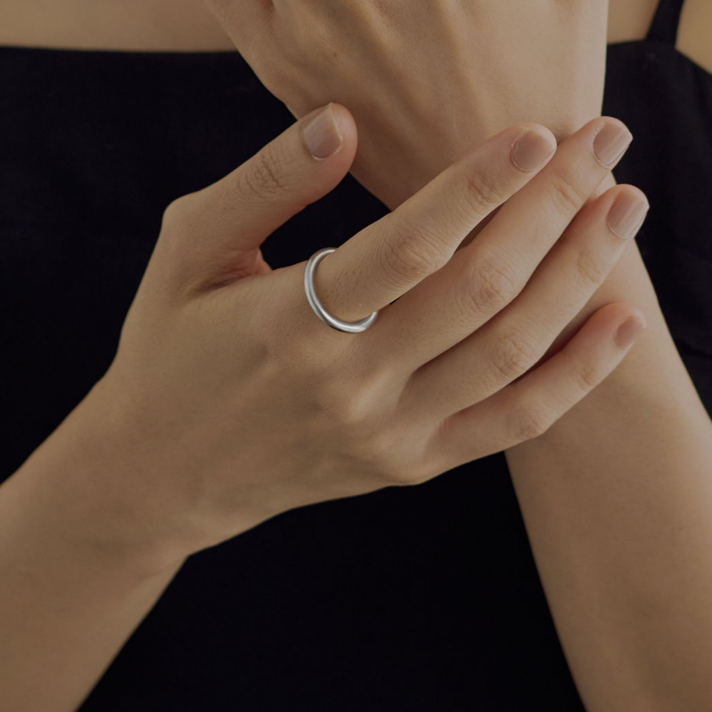 【hope】スムースリング silver