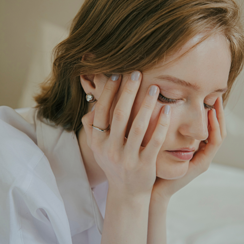 【harbinger】レイヤードウェーブリング silver