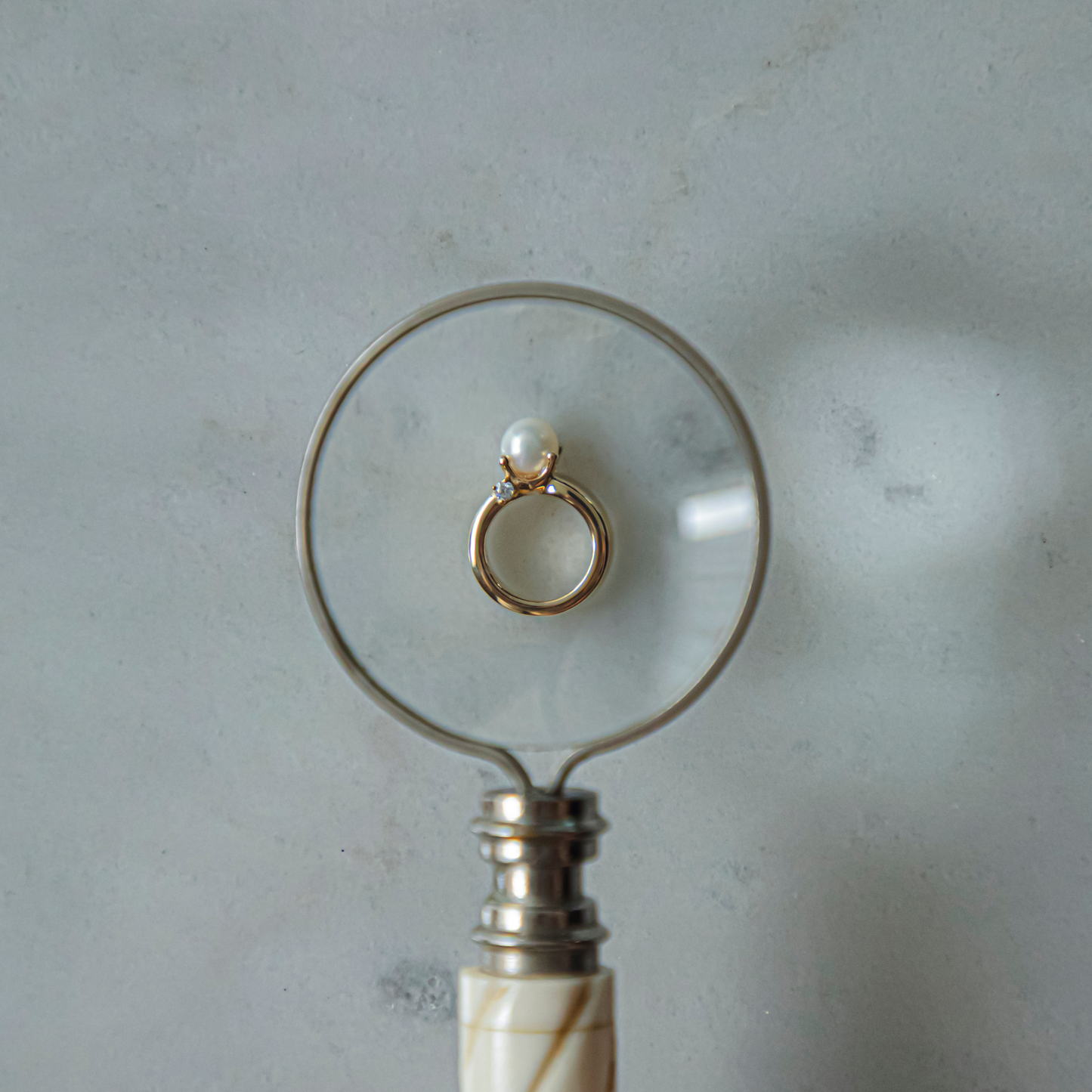 [誕生石]【baby Ring】パールベビーリング gold (受注商品)