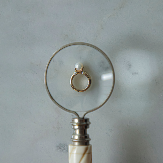 [誕生石]【baby Ring】パールベビーリング gold (受注商品)