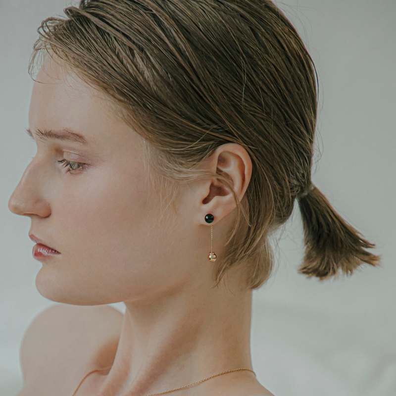 【dot】アメリカンピアス＆ボールキャッチ gold