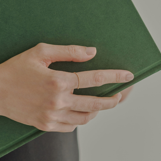 【dressing】レイヤードリング・キヘイチェーン-S gold