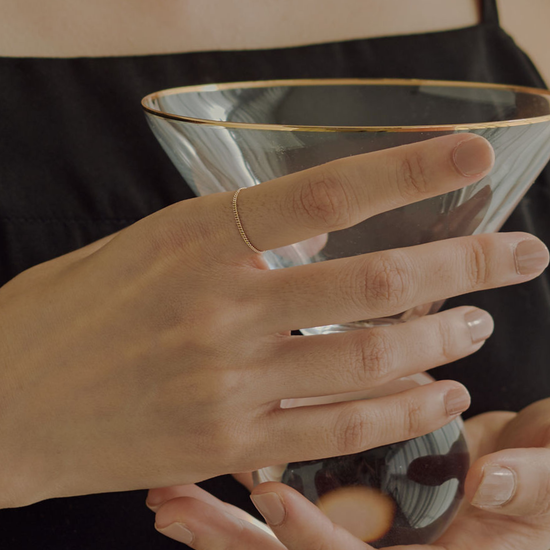 【dressing】レイヤードリング・キヘイチェーン-S gold