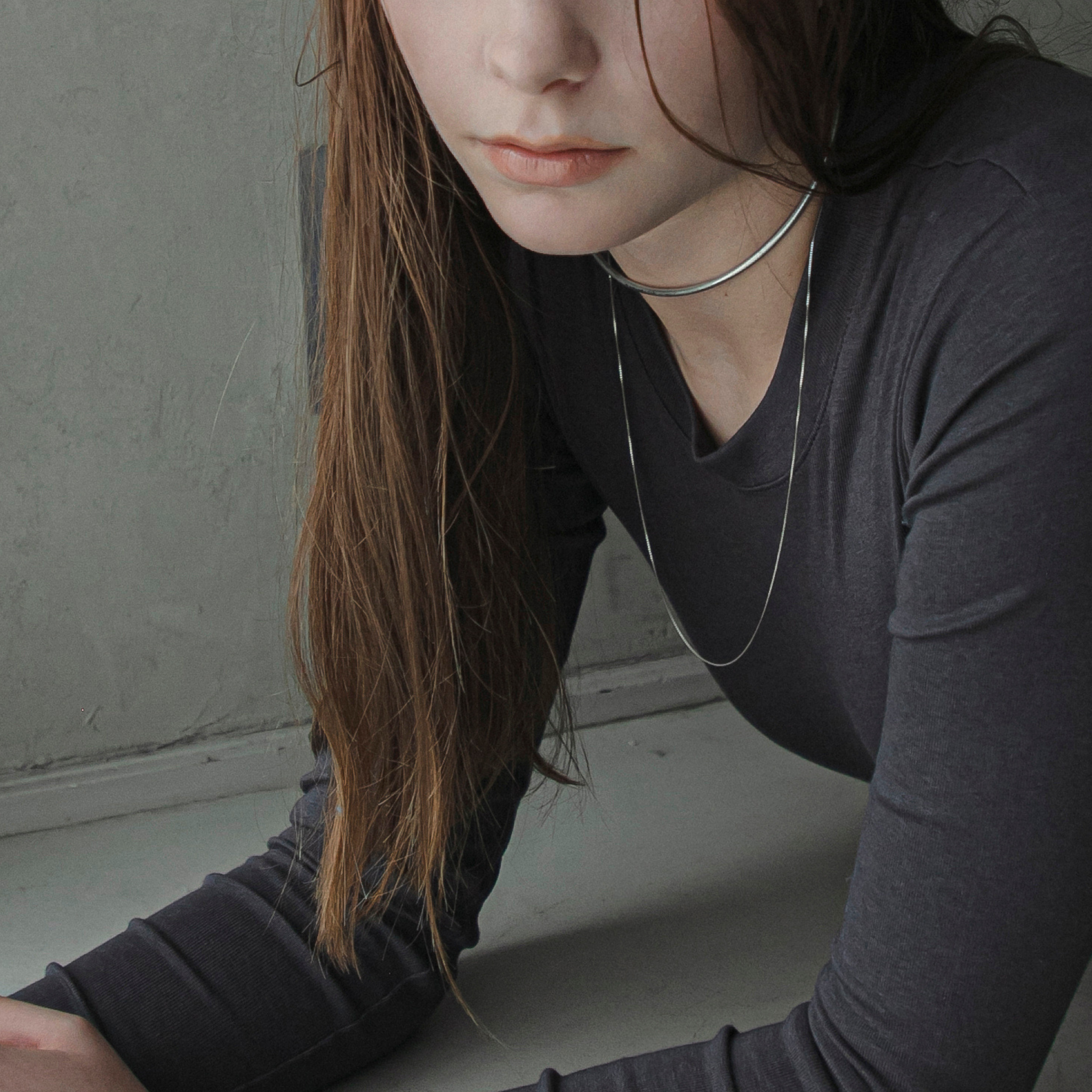 【anchor】チェーンネックカフ2.5mm silver