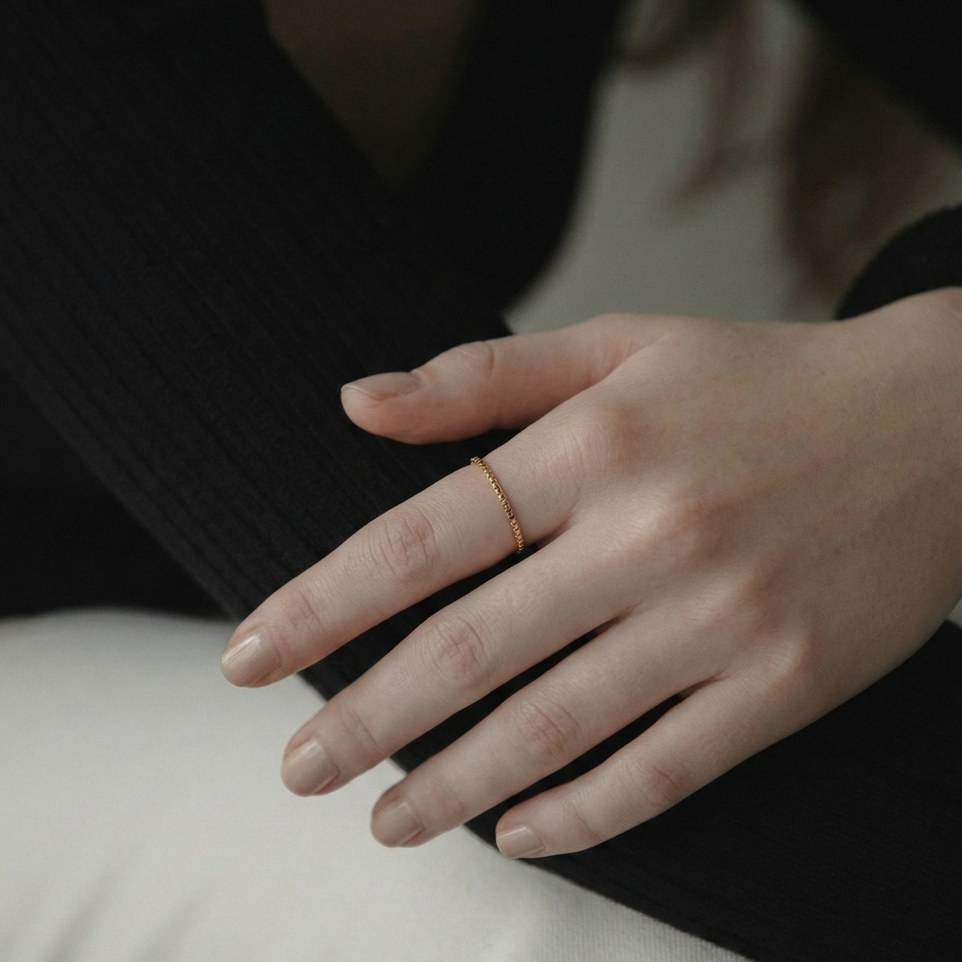 [K10]【true】ラフィネチェーンリング・ベネチアン