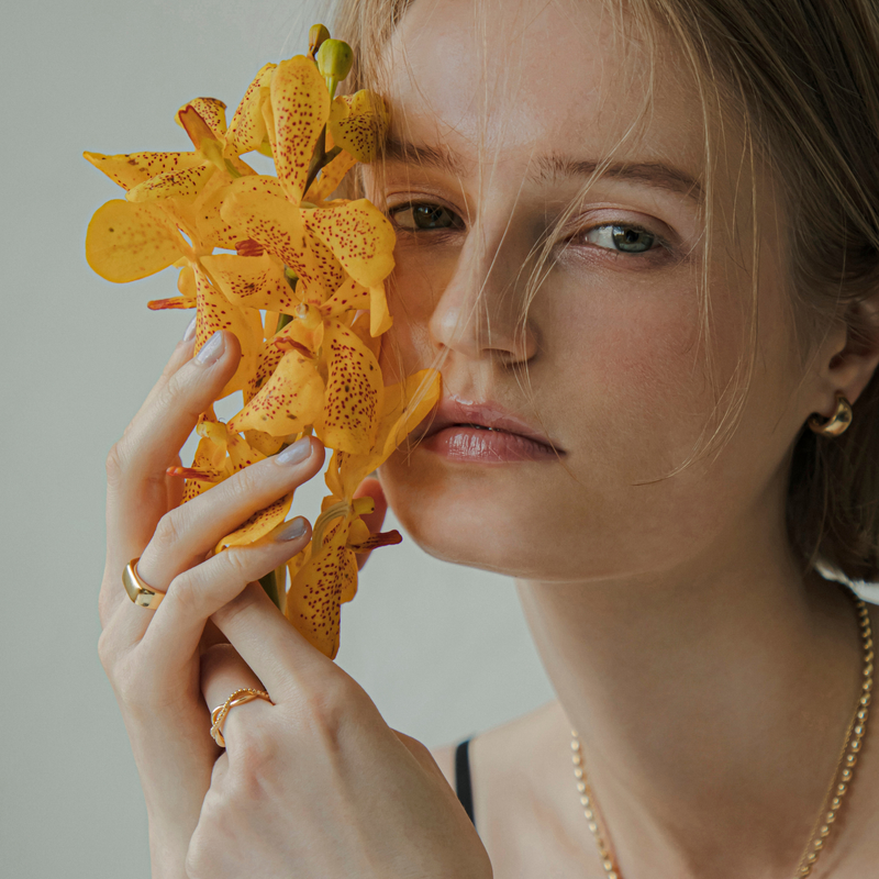 【dressing】レイヤードリング・ウェーブ gold