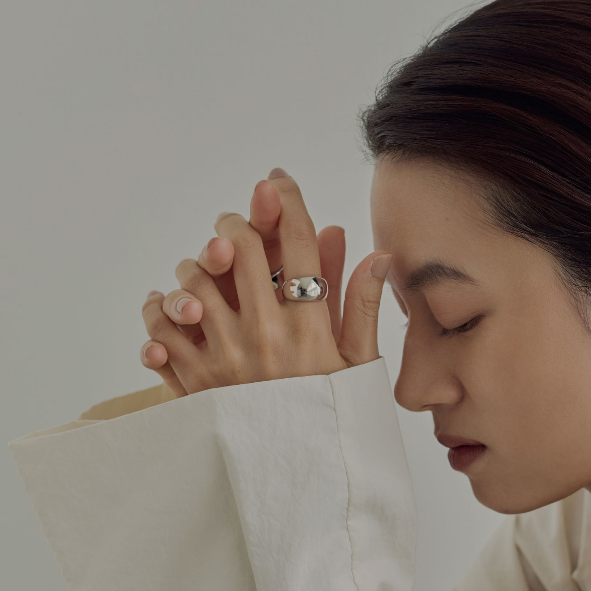 【homie】ラウンドネスリング silver