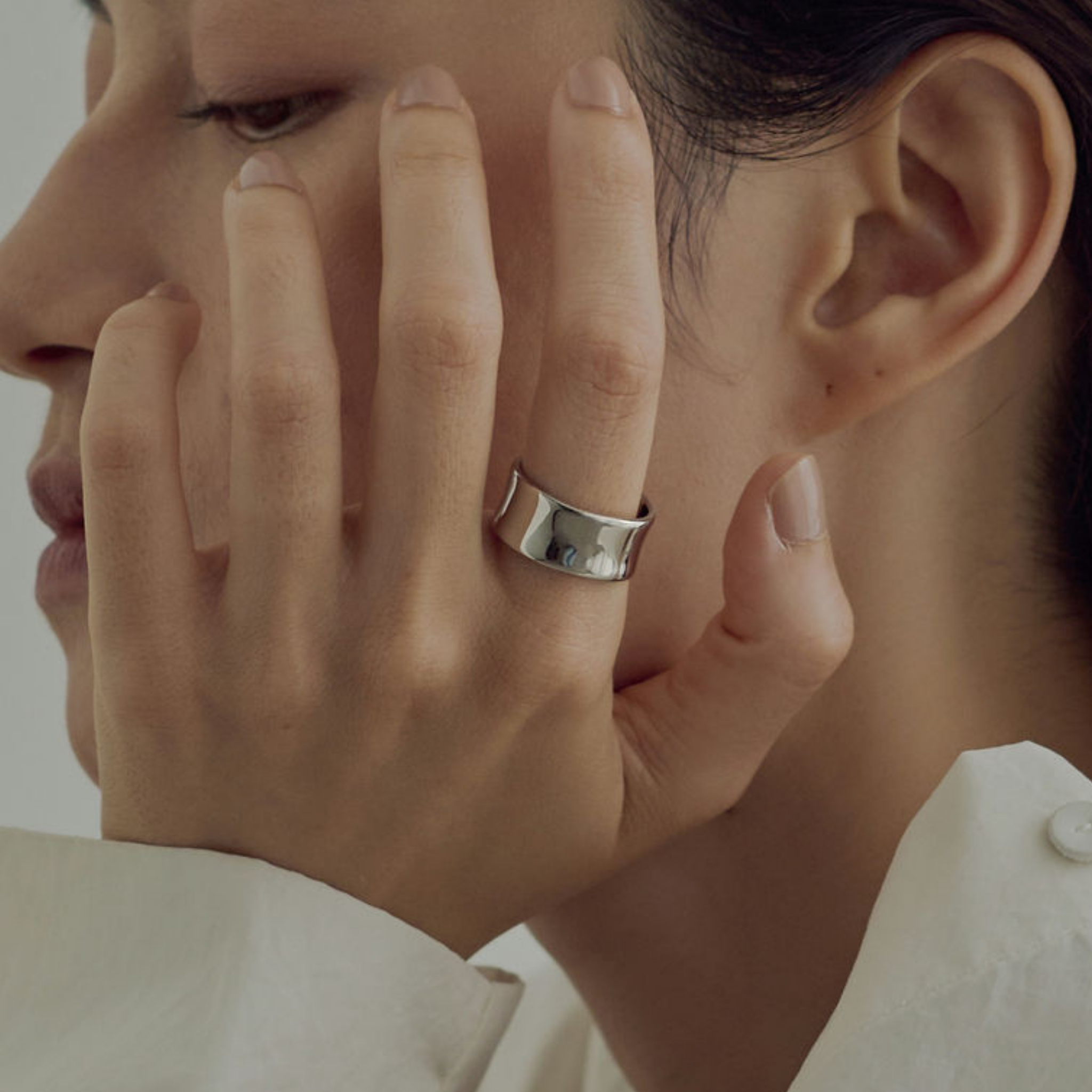 【home】ワイドリング  silver