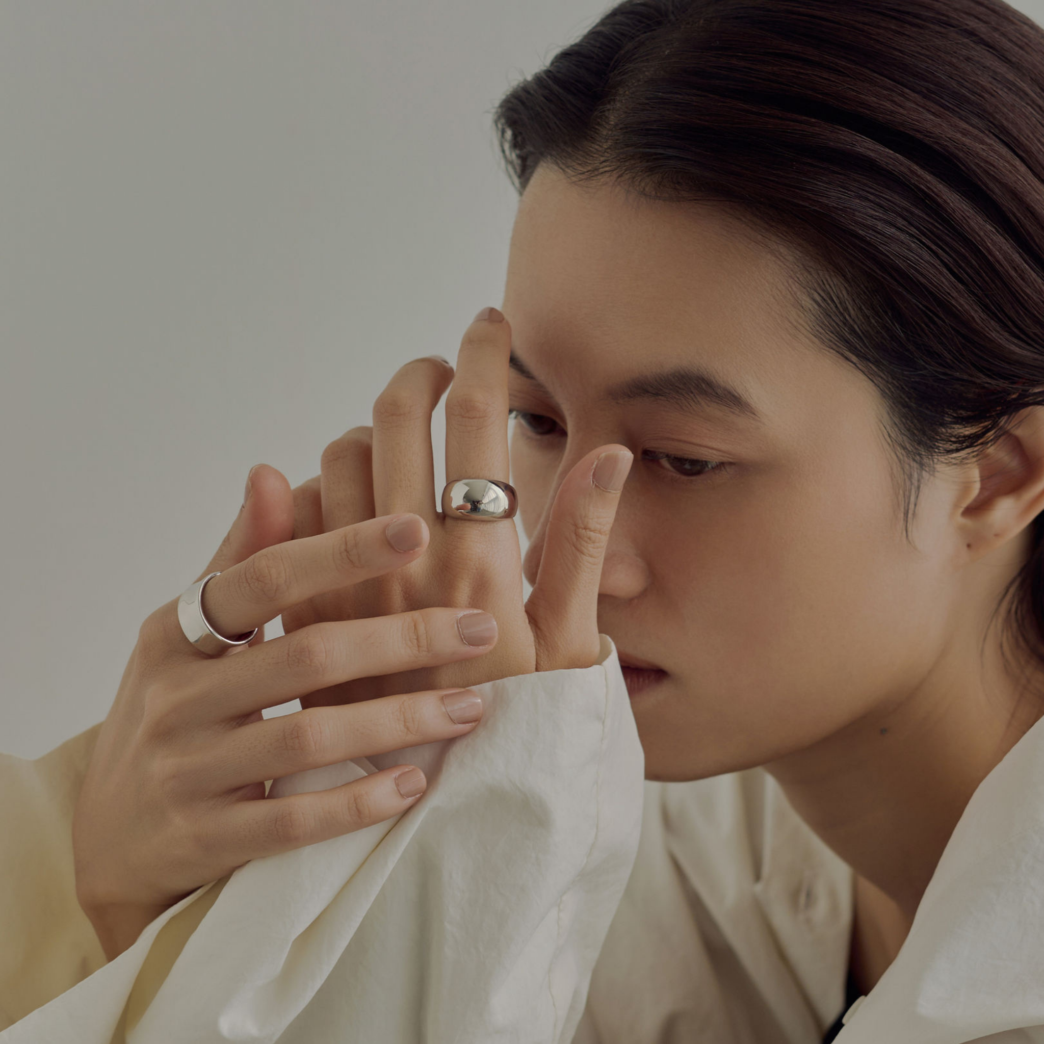 【home】ワイドリング  silver