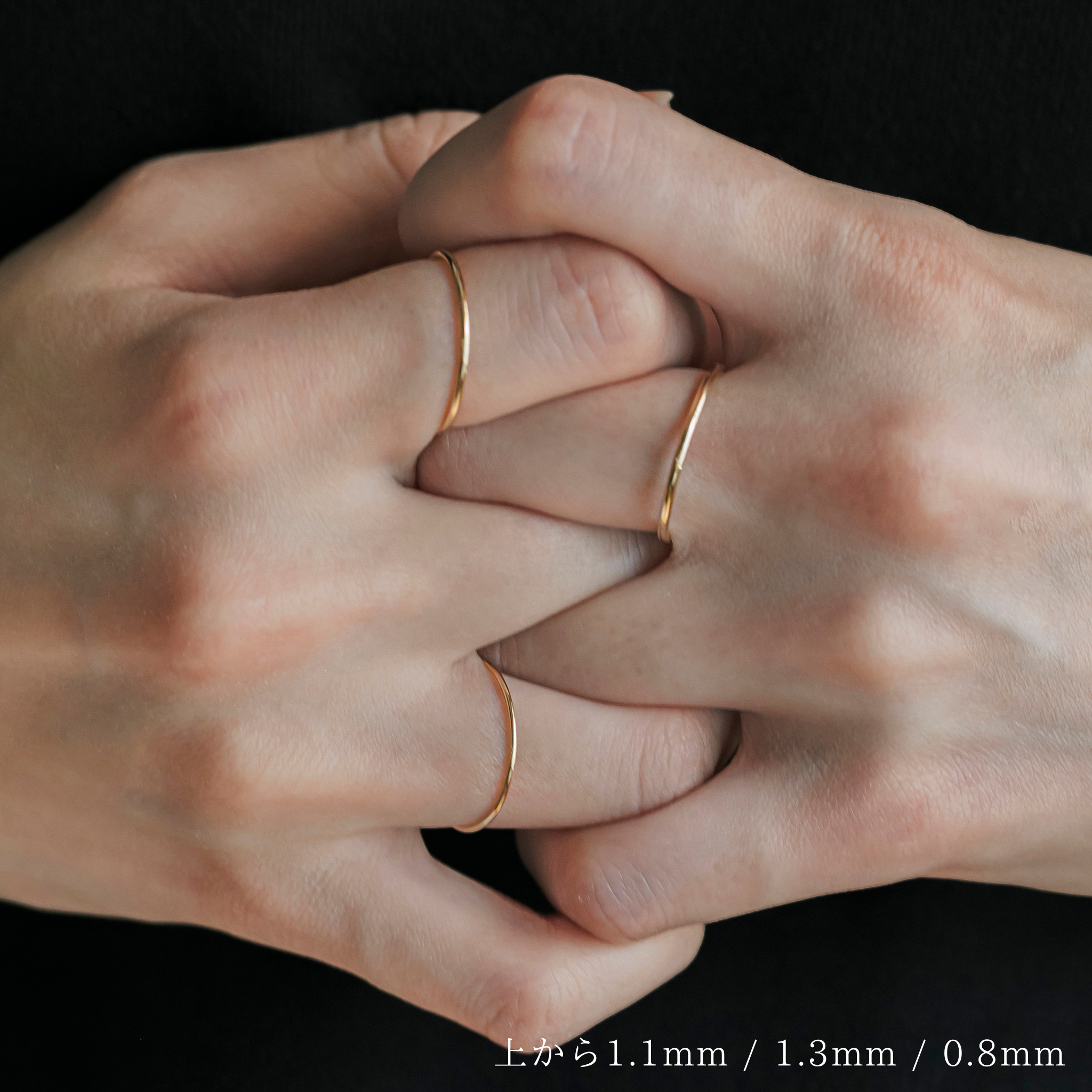 [K10]【true】ゴールドラインリング1.1㎜