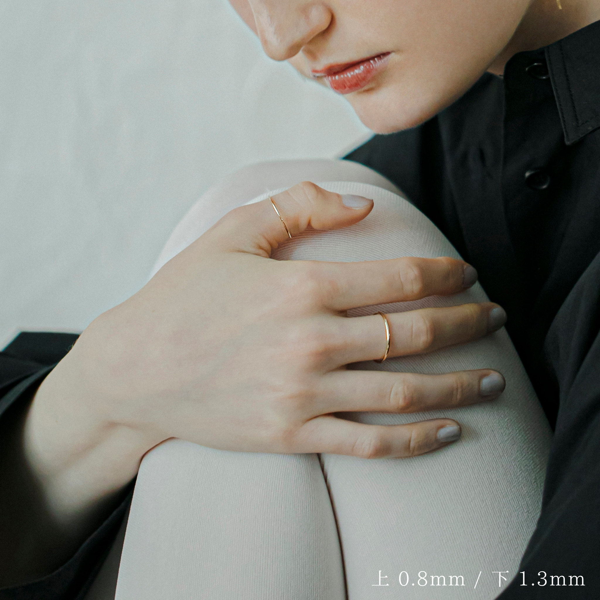 [K10]【true】ゴールドラインリング0.8㎜
