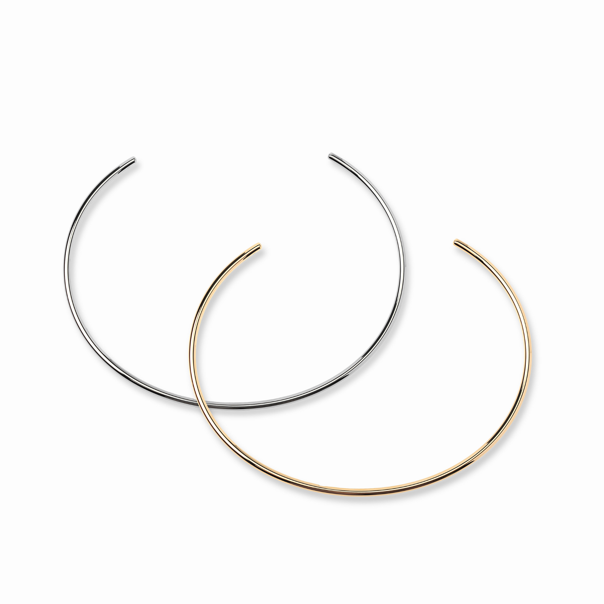 【anchor】スムースネックカフ3.0mm silver