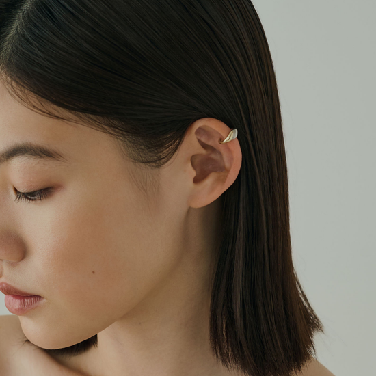 [breeze] Bicolor ear cuff - S gold &amp; silver