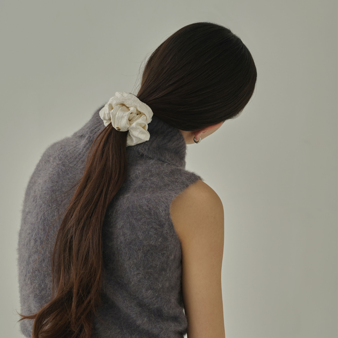 【Scrunchie】ジャガード