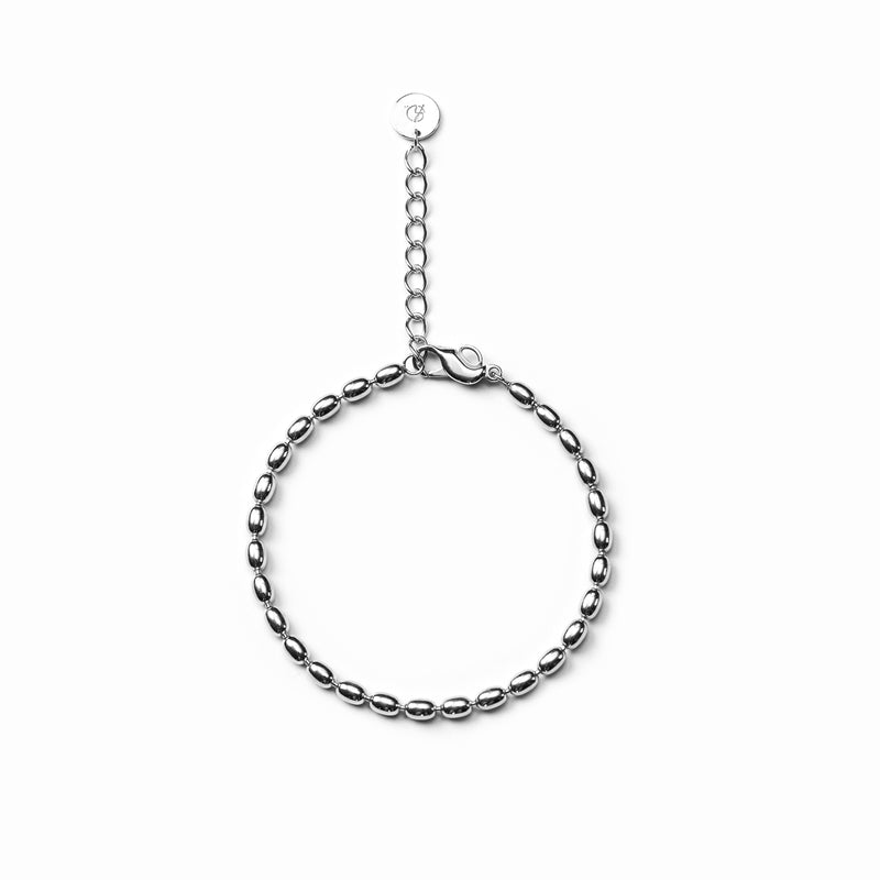 [CH collection] Oval ball chain bracelet silver