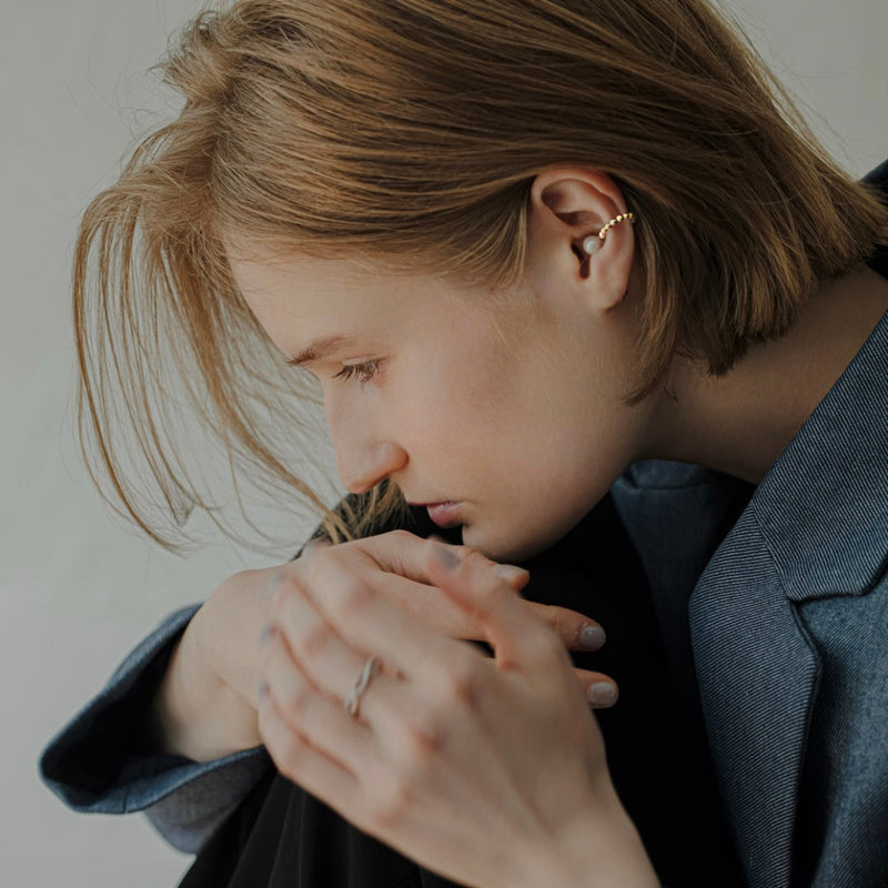 【bubble】バブル＆パールシャイカフ gold