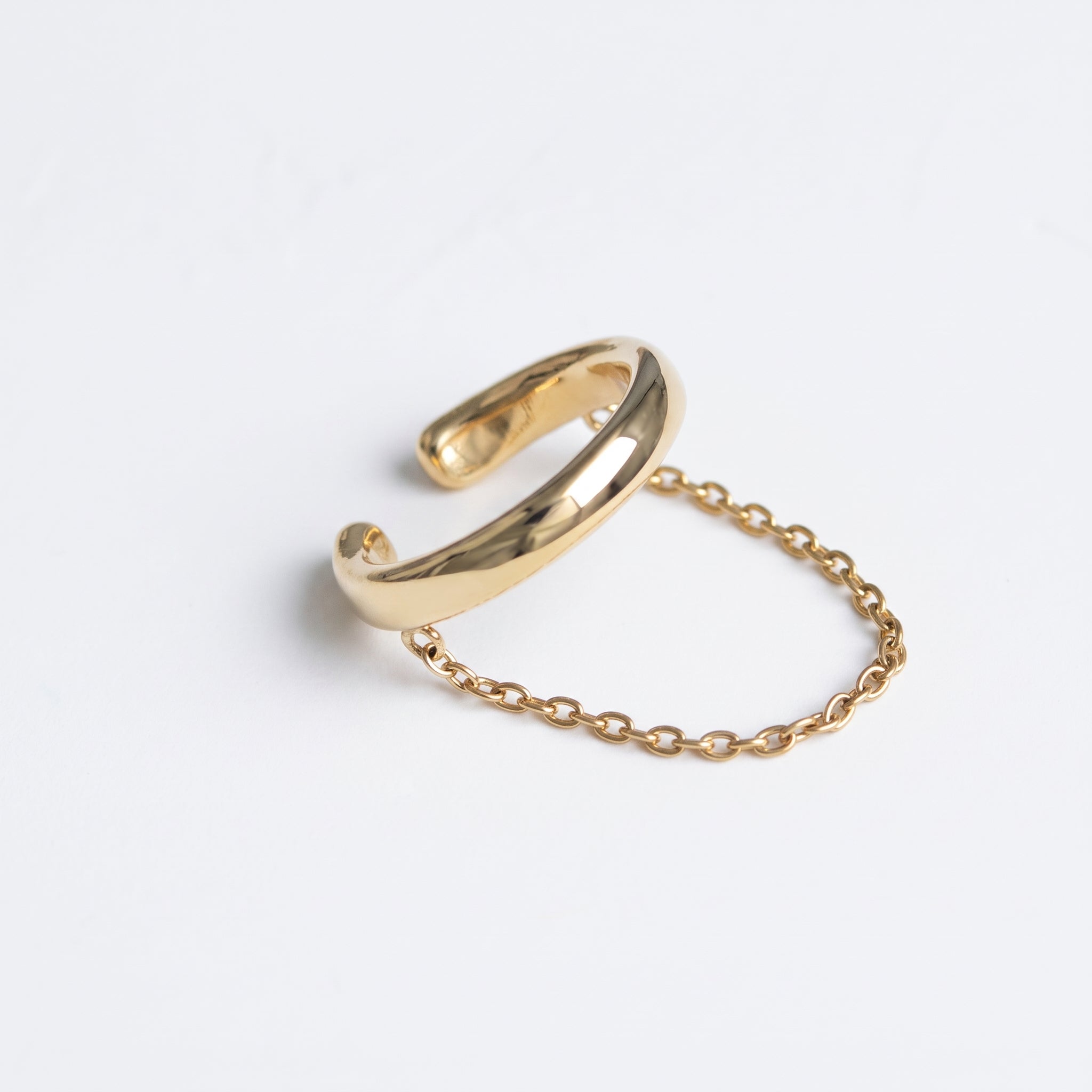 [harbor] Chain ear cuff gold