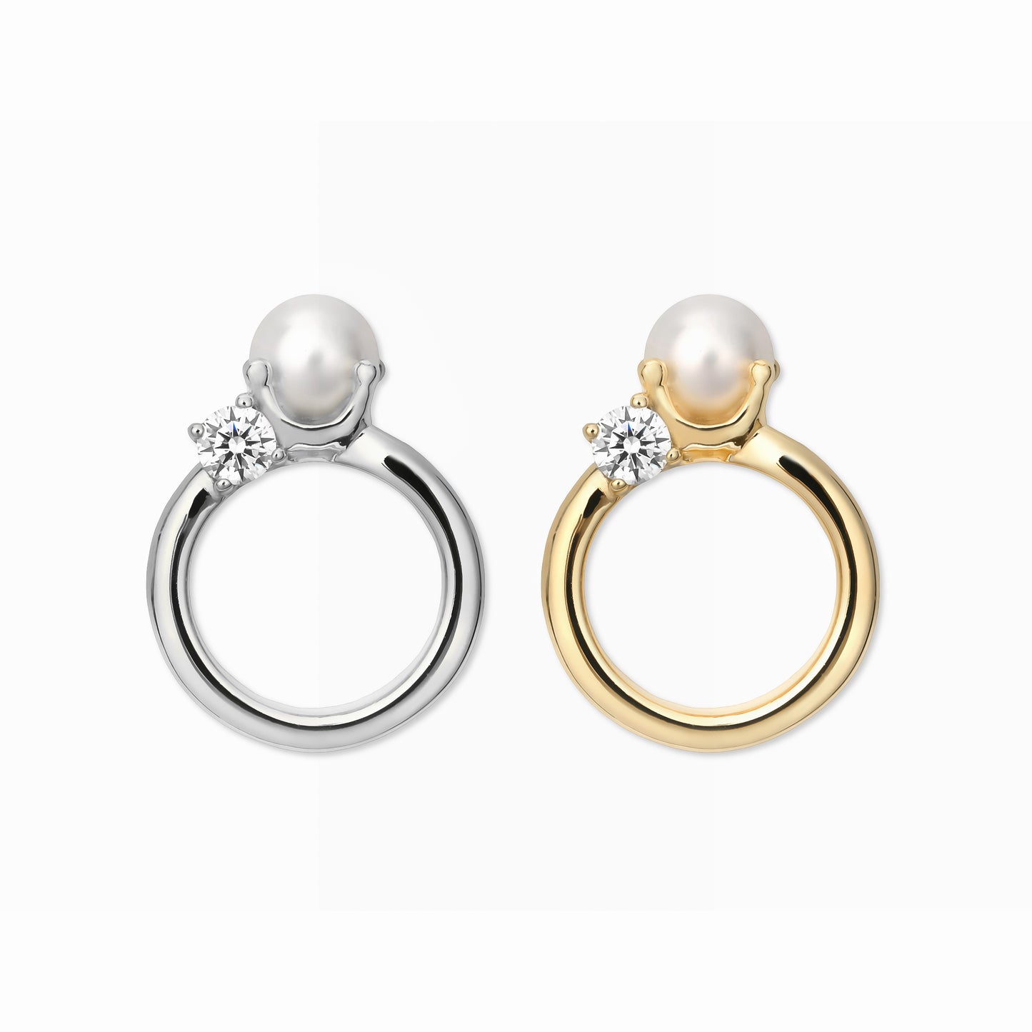 [誕生石]【baby Ring】パールベビーリング gold (受注商品)