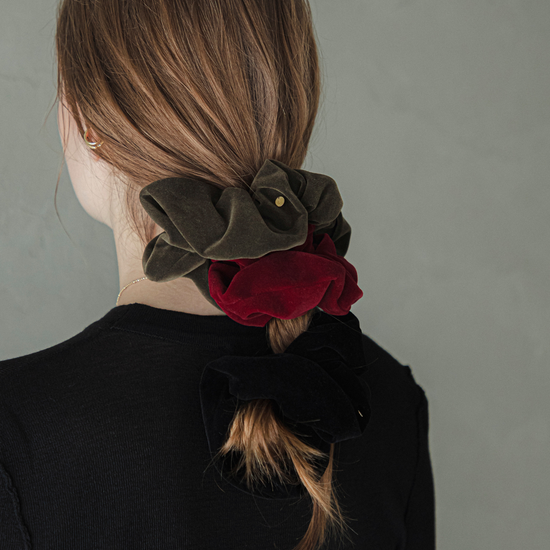 [ノベルティ] h.. velvet scrunchie