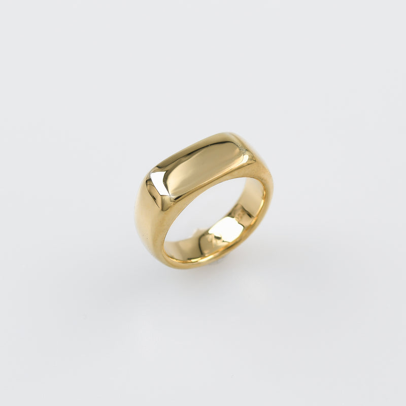 [hour] Signet pinky ring gold